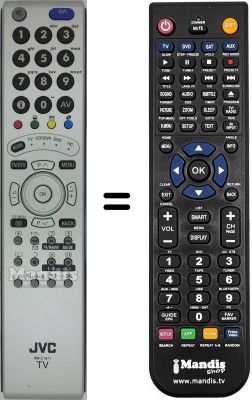 Replacement remote control JVC LT-46Z70BU