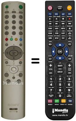 Replacement remote control Sony KLV-17HR2