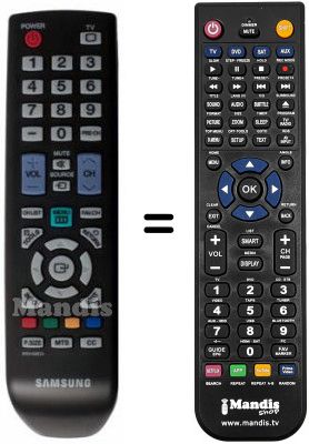 Télécommande équivalente BN59-00857A Télécommande équivalente BN59-00857A
