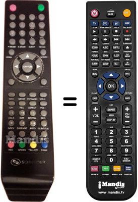 Replacement remote control SCHNEIDER ELIA2410