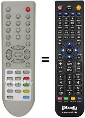 Télécommande équivalente REMCON1133