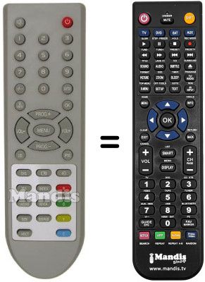 Télécommande équivalente REMCON972