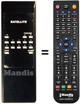 T&eacute;l&eacute;commande &eacute;quivalente REMCON1255