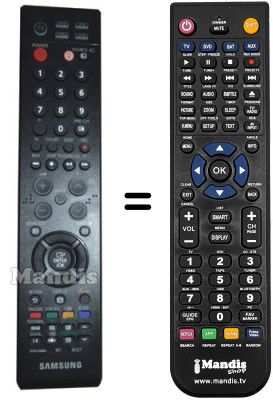 Télécommande équivalente Samsung BN59-00602A Télécommande équivalente Samsung BN59-00602A