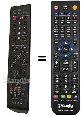 Replacement remote control Samsung LE52F96BDX Replacement remote control Samsung LE52F96BDX