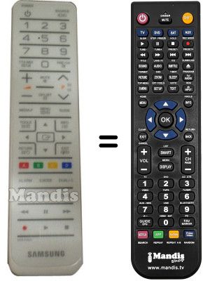 Replacement remote control TM1080 Replacement remote control TM1080