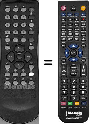 Replacement remote control Sound Color 313922885381