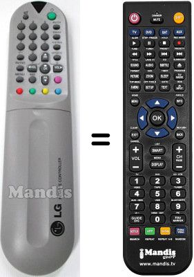 Replacement remote control LG RL28CZ10RX