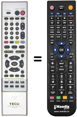 Replacement remote control EASY LIVING EL26086GE