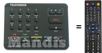 Replacement remote control RC1193S