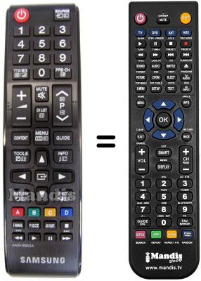 Gleichwertige Fernbedienung Samsung REMCON088