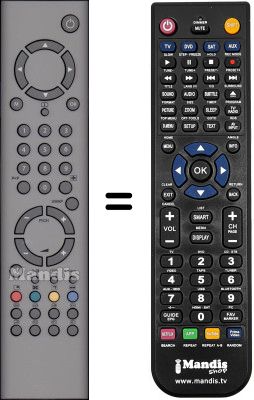 Gleichwertige Fernbedienung Seg LCD-TV3000 Gleichwertige Fernbedienung Seg LCD-TV3000