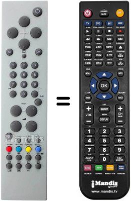 Replacement remote control Techwood TWD20LC1