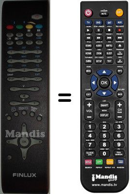 Replacement remote control Finlux 42FLD750
