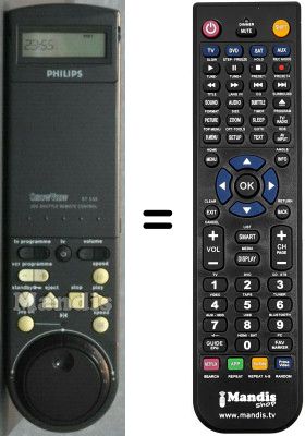 Replacement remote control Philips VR948