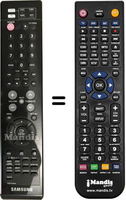 Replacement remote control Samsung htxa100c