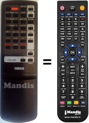 Replacement remote control Yamaha AX380