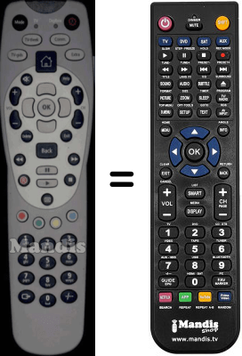 Gleichwertige Fernbedienung Adb 2272-501