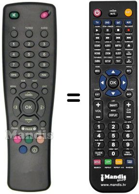 Télécommande équivalente Strong REMCON077