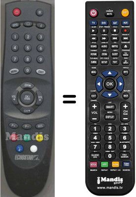 Télécommande équivalente Echostar DSB1200VIACCESS