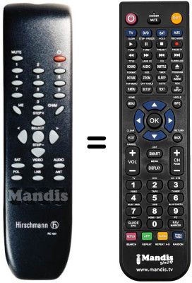 T&eacute;l&eacute;commande &eacute;quivalente RC424