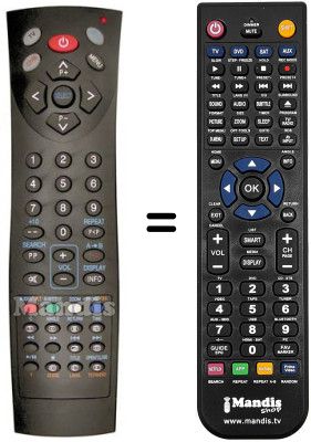 Télécommande équivalente Firstline CVD1420