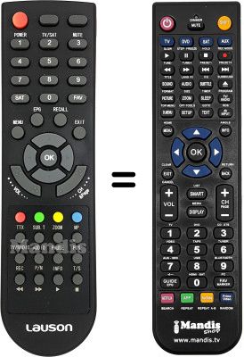 Télécommande équivalente Fonestar RDT850 HD