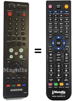 Replacement remote control Samsung MF59-00286A Replacement remote control Samsung MF59-00286A