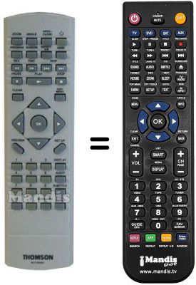 Replacement remote control Thomson DTH255E
