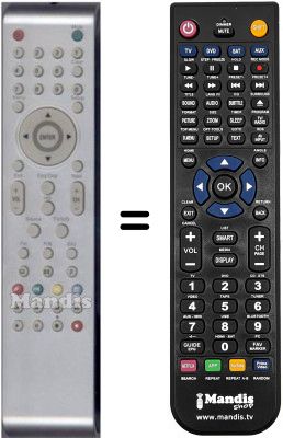 Télécommande équivalente SEC14455 Télécommande équivalente SEC14455