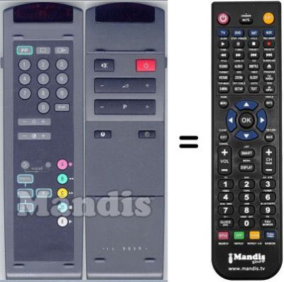 Télécommande équivalente WHV5165 Télécommande équivalente WHV5165