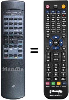 Replacement remote control SEC2424