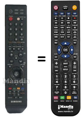 Télécommande équivalente SEC8543 Télécommande équivalente SEC8543